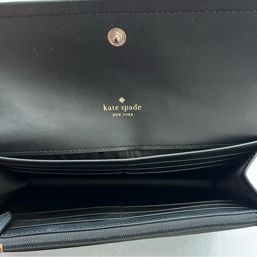 Kate Spade Rosie Flap Wallet - Black - Picture 10 of 13